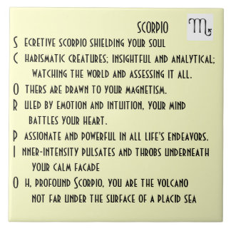 蠍座の詩 タイル