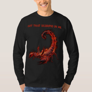蠍座の誕生日ギフト｜星座｜情熱のサソリ Tシャツ