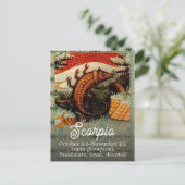 蠍座の誕生日 ポストカード (スタンド正面)