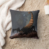 蠍座の(占星術の)十二宮図の記号 クッション (ブランケット)