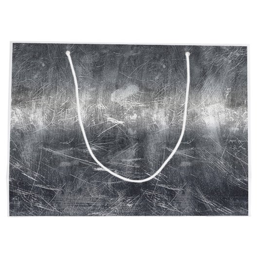 蠍座の(占星術の)十二宮図はグランジで動揺してなスタイルに署名します ラージペーパーバッグ (裏面)