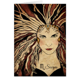 蠍座の(占星術の)十二宮図