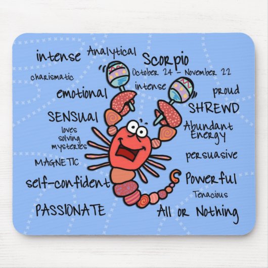 蠍座のmousepad マウスパッド (正面)