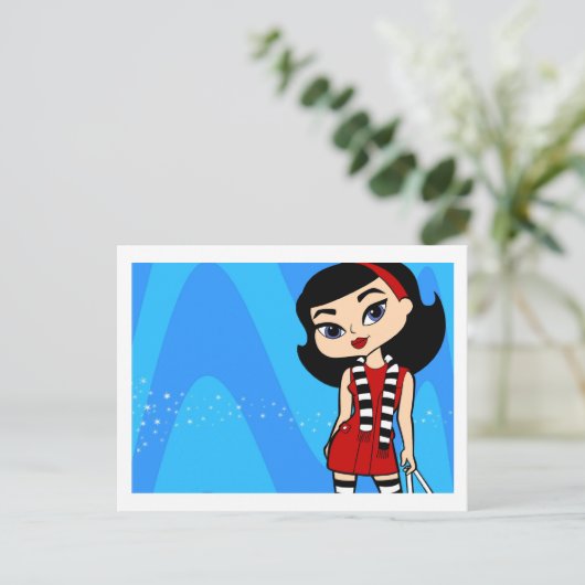 蠍座はがき ポストカード (スタンド正面)