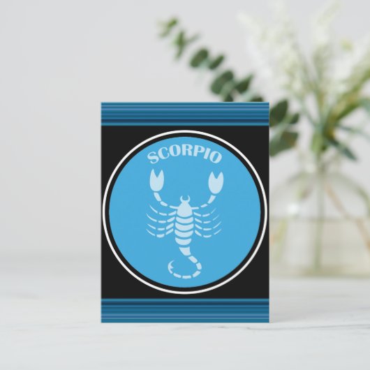 蠍座はがき ポストカード (スタンド正面)