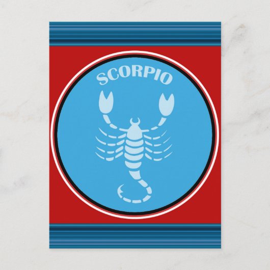 蠍座はがき ポストカード (正面)