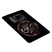 蠍座をモチーフにした栄養価表示 マグネット (右側)