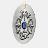 蠍座アンドピセスメダリオン2オーナメント セラミックオーナメント (右)