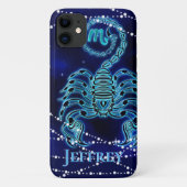 蠍座インDark Blue II Case-Mate iPhoneケース (裏面)
