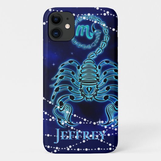 蠍座インDark Blue II Case-Mate iPhoneケース (裏面)