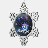 蠍座オーナメント スノーフレークピューターオーナメント (右)