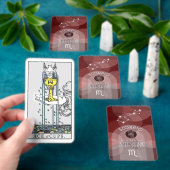 蠍座カスタム誕生日-〔占星術の〕十二宮図-モダンデザイン トランプ (インサイチュ)