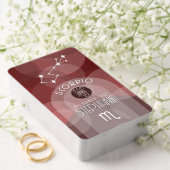 蠍座カスタム誕生日-〔占星術の〕十二宮図-モダンデザイン トランプ (インサイチュ (ウェディング))