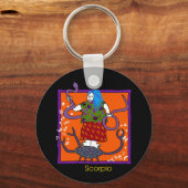 蠍座キーチェーン キーホルダー (正面)
