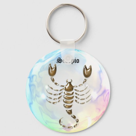 蠍座キーチェーン キーホルダー (正面)
