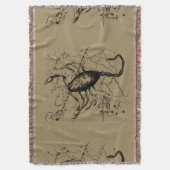 蠍座コンステレーションヘベリアス1690デコル スローブランケット (正面縦)