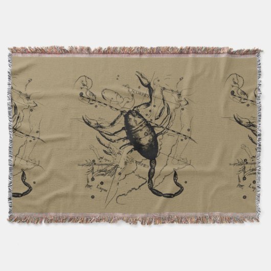 蠍座コンステレーションヘベリアス1690デコル スローブランケット (正面)