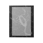 蠍座コンステレーションヘベリアス1690ヴィンテージブラック ノートパッド (回転)