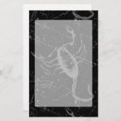 蠍座コンステレーションヘベリアス1690ヴィンテージブラック 便箋 (正面/裏面)