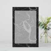 蠍座コンステレーションヘベリアス1690ヴィンテージブラック 便箋 (スタンド正面)