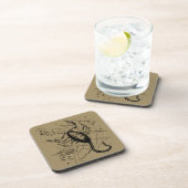 蠍座コンステレーションヘベリアス1690ヴィンテージ コースター (右側)