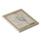 蠍座コンステレーションヘベリアス1690ヴィンテージ ノートパッド (アングル)