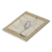 蠍座コンステレーションヘベリアス1690ヴィンテージ ノートパッド (回転)