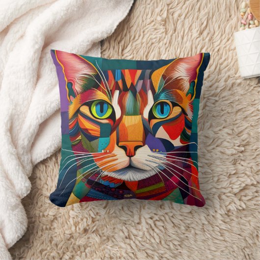 蠍座ザキャット クッション (ブランケット)