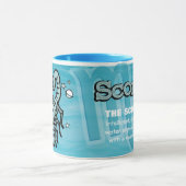 蠍座ザサソーピオン水占星術の印マグ マグカップ (中央)