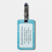 蠍座ザスコーピオンの水の標識idラゲッジタグ ラゲッジタグ (裏面縦)