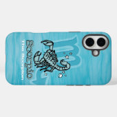蠍座ザスコーピオン水彩画 Case-Mate iPhoneケース (裏面 (横))