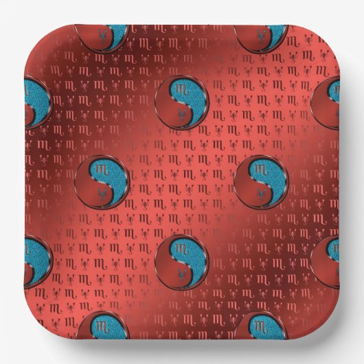 蠍座ザスコーピオン ペーパープレート (正面)