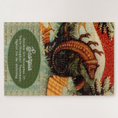 蠍座ザスコーピオン〔占星術の〕十二宮図サイン誕生日 ジグソーパズル (横)