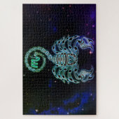 蠍座ザスコーピオン〔占星術の〕十二宮図パズル ジグソーパズル (縦)