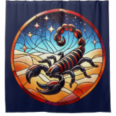 蠍座シャワーカーテン シャワーカーテン (正面)