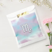 蠍座シンボルのマザーオブパールスタイルデコール フェイバーバッグ (封をした状態)