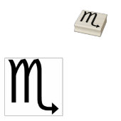 蠍座シンボルスタンプ ラバースタンプ (押印)