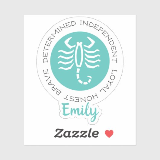 蠍座シール シール (シート)