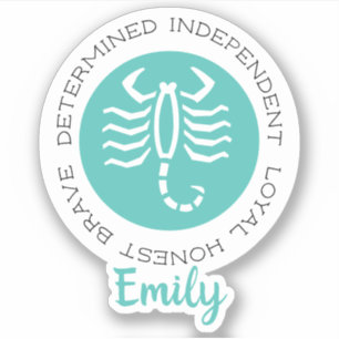 蠍座シール シール