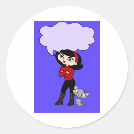 蠍座シール ラウンドシール (正面)