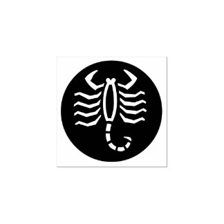 蠍座スタンプ ラバースタンプ