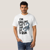 蠍座スマイル: A警告の対走 Tシャツ (正面フル)