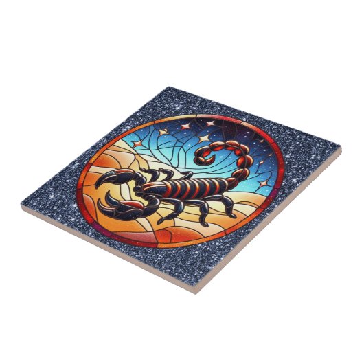 蠍座セラミックタイル タイル (側面)