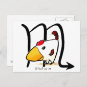 蠍座チキンハガキ ポストカード (正面/裏面)