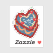 蠍座ハートケーキ シール (シート)