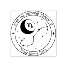 蠍座パーソナライズされた〔占星術の〕十二宮図印鑑