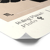 蠍座フェミニンポスター ポスター (角)