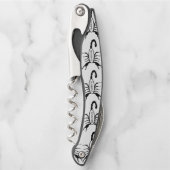 蠍座ブラックスコーピオンスターサイン名前をカスタムする ソムリエナイフ (正面)