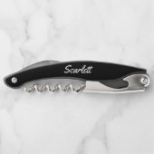 蠍座ブラックスコーピオンスターサイン名前をカスタムする ソムリエナイフ (裏面)