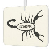 蠍座ブラックスコーピオンスターサイン カーエアーフレッシュナー (左)